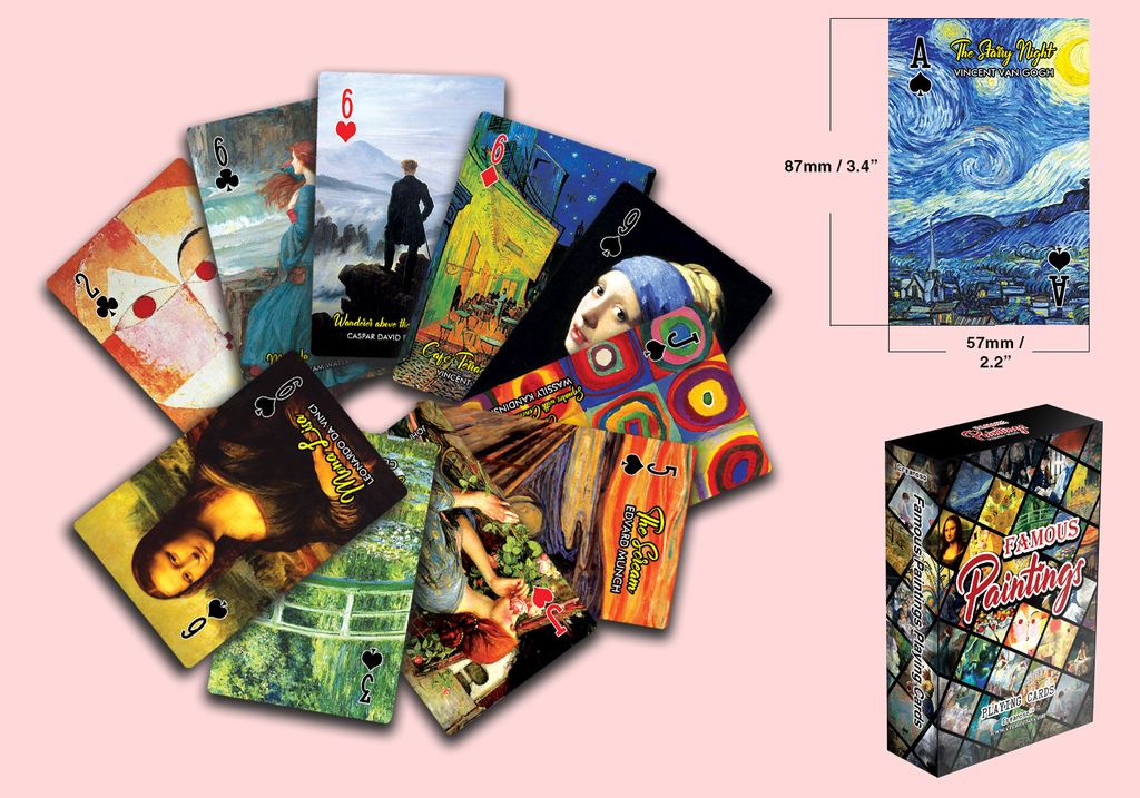 CNSGC5002 - Famous Paintings Playing Cards  - MockUp 2