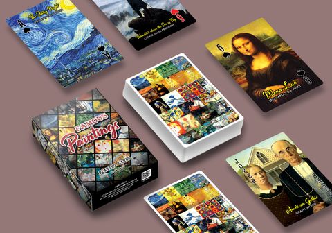 CNSGC5002 - Famous Paintings Playing Cards  - MockUp 1
