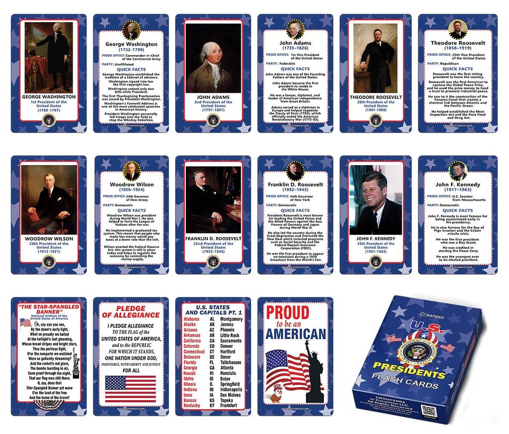 CNSGC2002 - US Presidents Flash Cards_1DMain_Image
