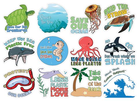 CNSVST4004_main_Save the Sea Creatures Stickers