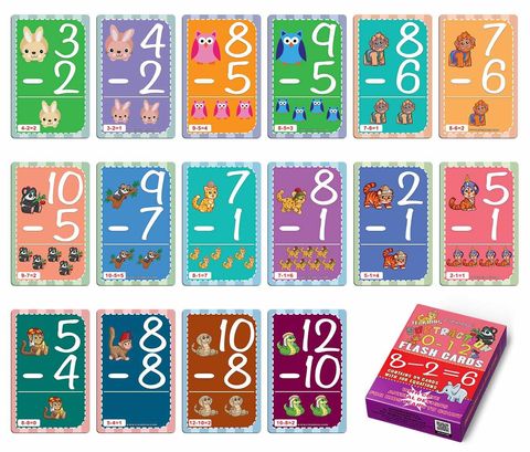 CNSBC2011_Subtraction 0-12 Flash Cards_1DMain_Image