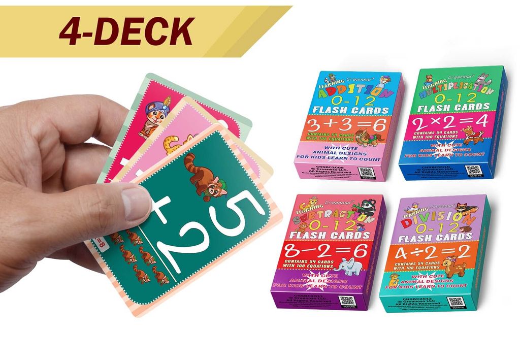 CNSBC2013_Add,Mul,Sub,Div Flash Cards Variety Pack_Main_Image_4D