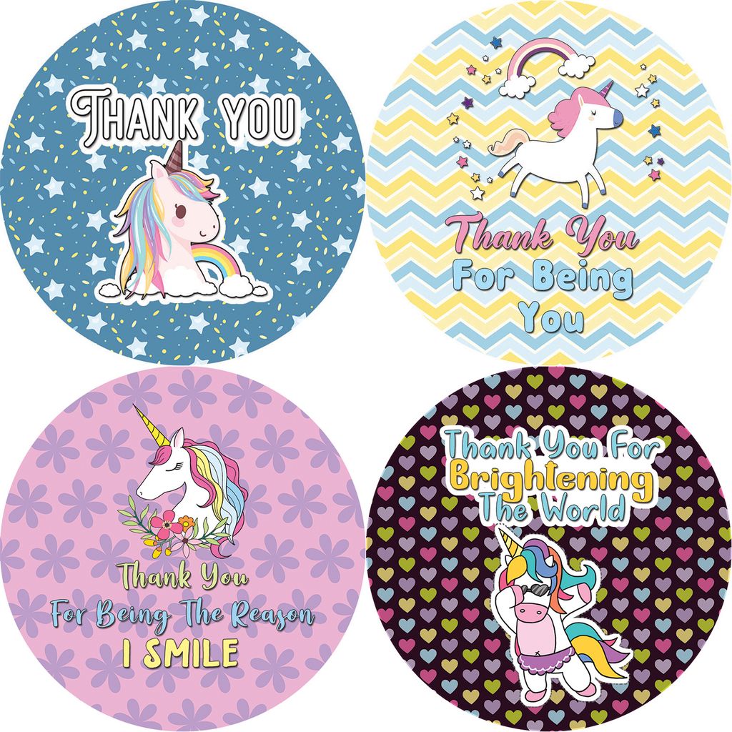 CNSST4066_4n1 1_Unicorn Stickers Series 2 - Thank You