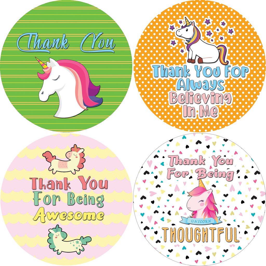 CNSST4066_4n1 2_Unicorn Stickers Series 2 - Thank You