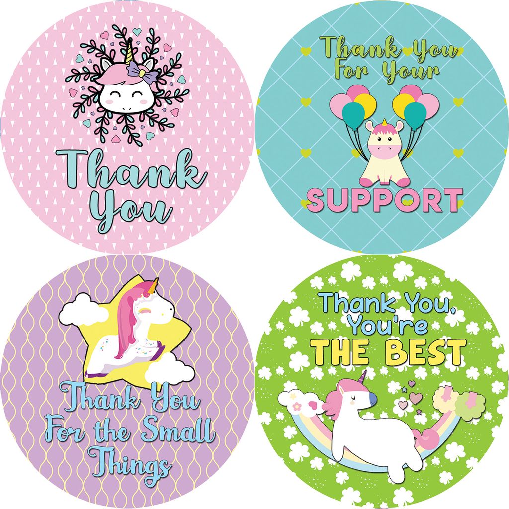 CNSST4066_4n1 3_Unicorn Stickers Series 2 - Thank You