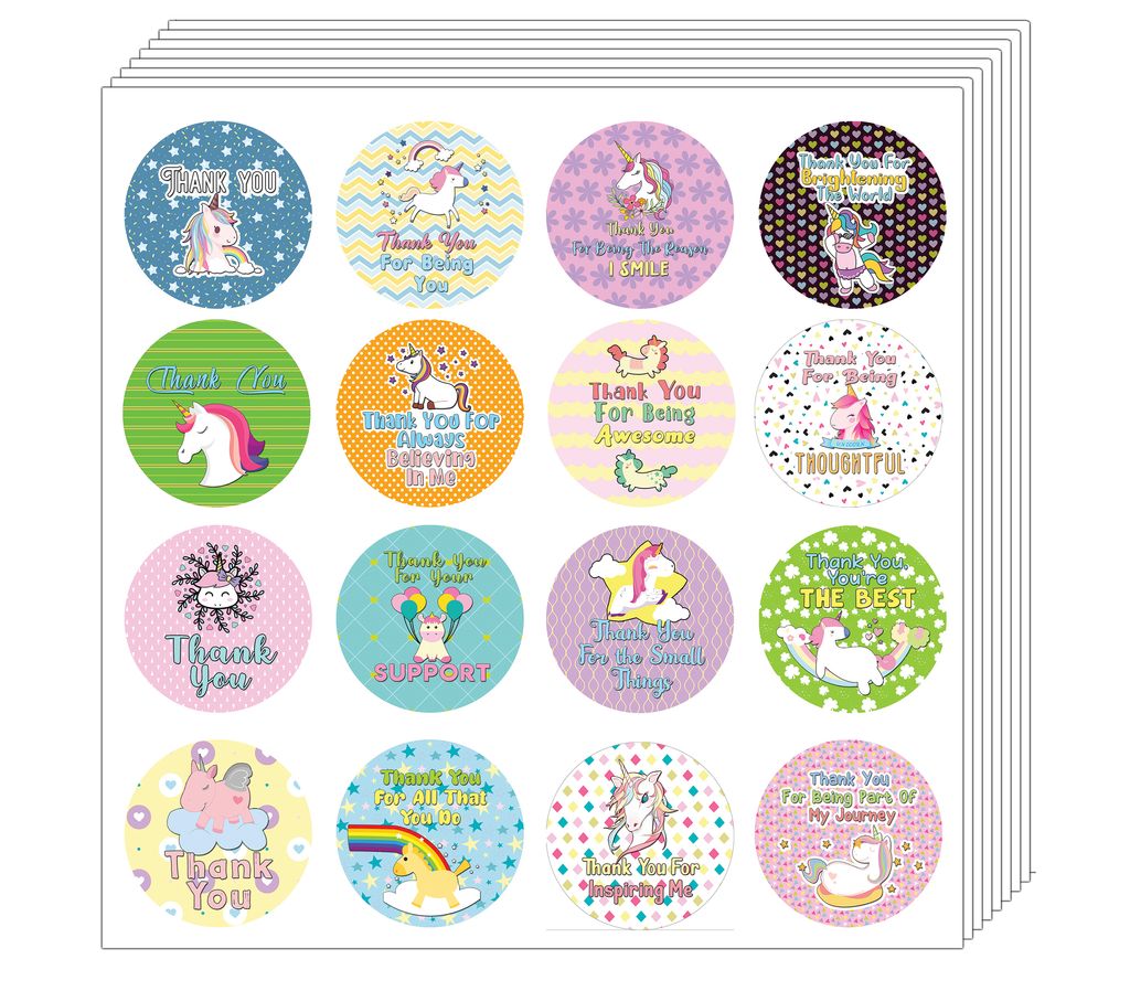 CNSST4066_main_Unicorn Stickers Series 2 - Thank You