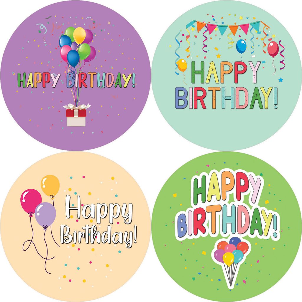 CNSST4080_4n1 4_Happy Birthday Stickers