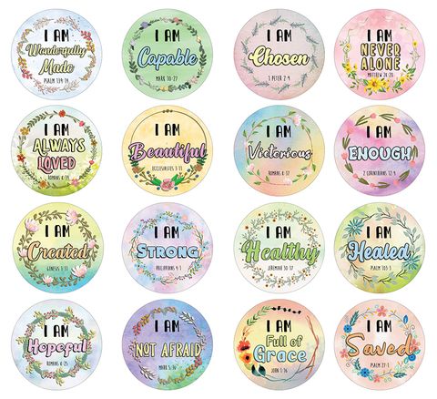 NEST5002_main_I  AM inspirational Bible Verses Stickers