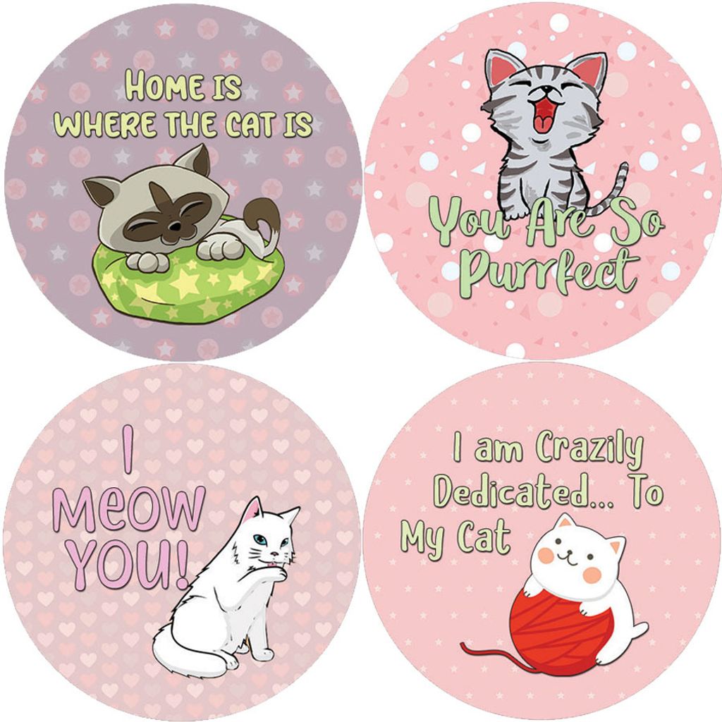 CNSST1202_4n1 2_Cat Lovers Stickers