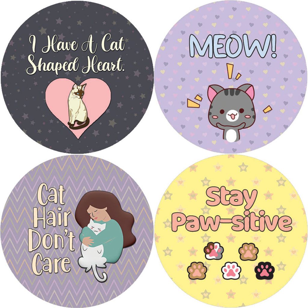 CNSST1202_4n1 3_Cat Lovers Stickers