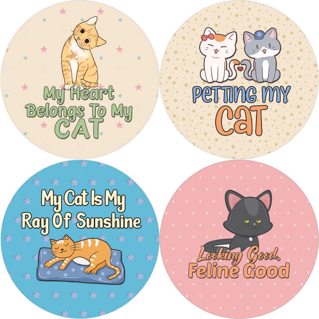 CNSST1202_4n1 4_Cat Lovers Stickers