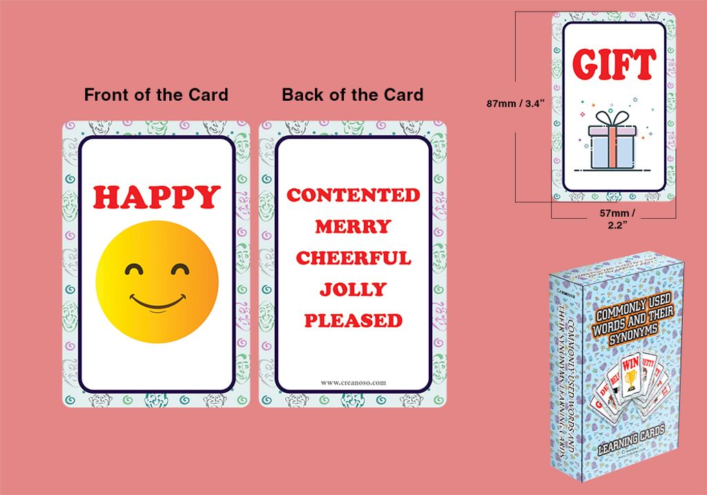 CNSBC1210_MockUp2_Commonly Used Words and Their Synonyms Learning Cards