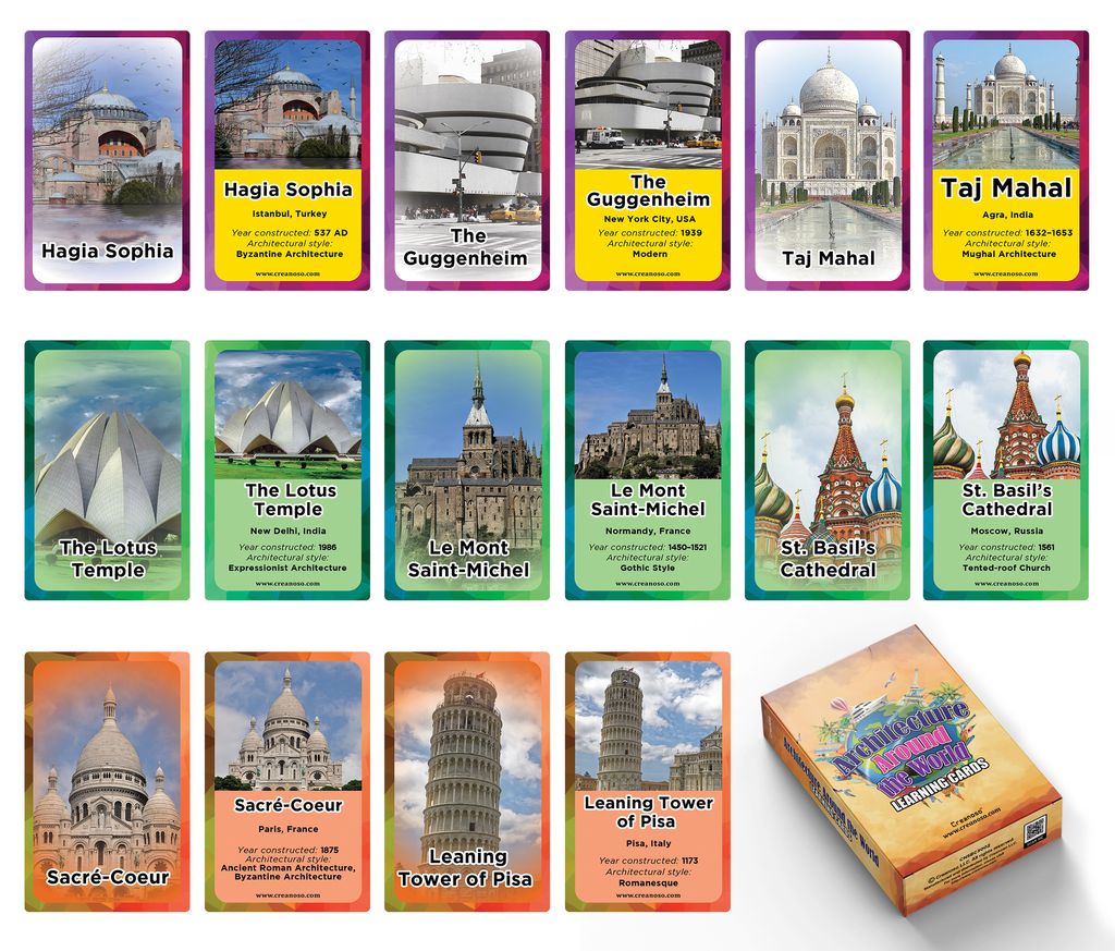 CNSBC3002 - Architecture Around the World Learning Cards -1D MAIN