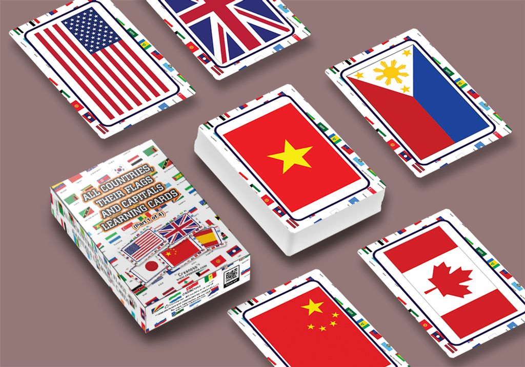 CNSBC1214 - Country Flags and Their Capital  Learning Cards_MockUp1