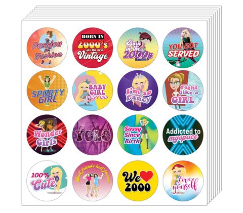CNSST3022 - MAIN_2000's Girl Stickers