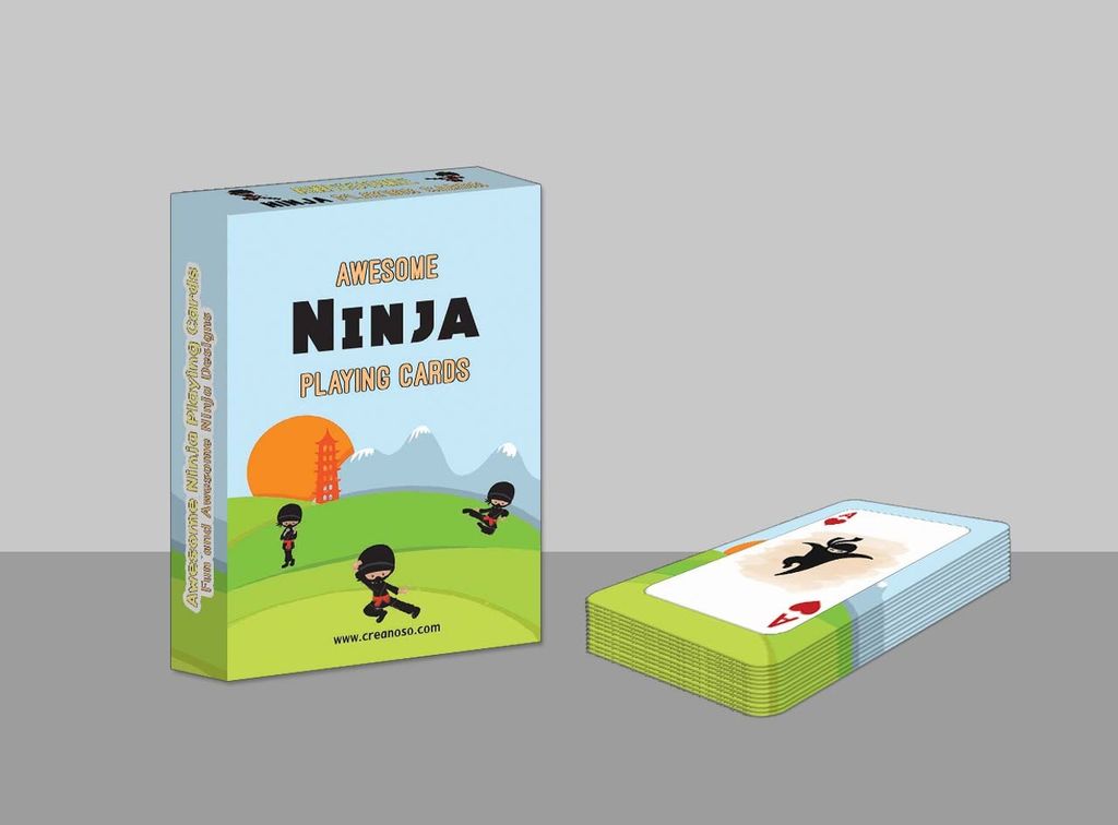CNSBC4004 - Ninja Playing Cards - Mock up 4
