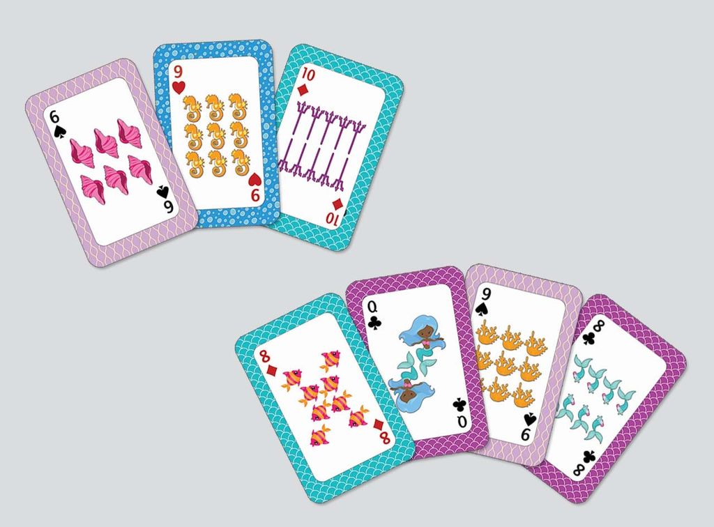 CNSBC4005 - Mermaids & Underwater Playing Cards - mock up3