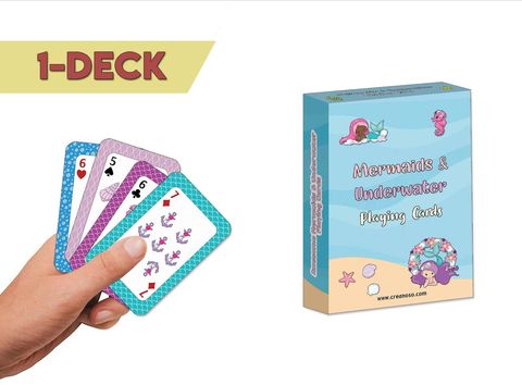 CNSBC4005 - Mermaids & Underwater Playing Cards - main - 1D