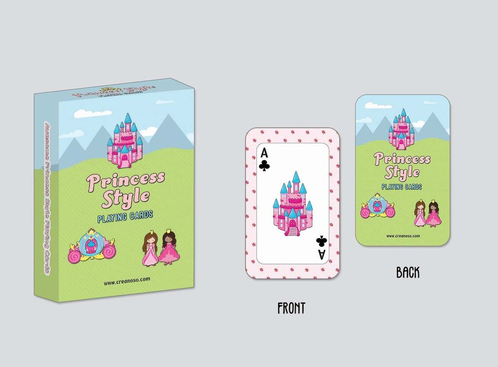 CNSBC4006 - Princess Style Playing Cards - Mock up 1