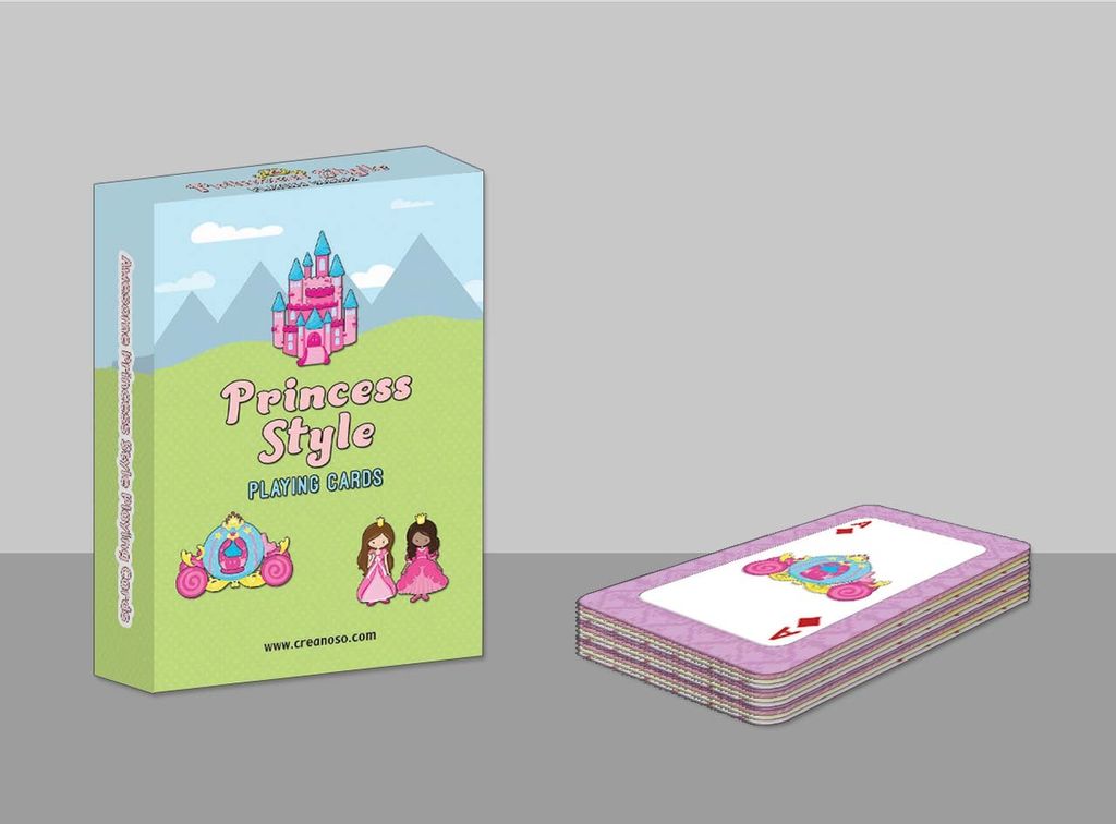 CNSBC4006 - Princess Style Playing Cards - Mock up 4