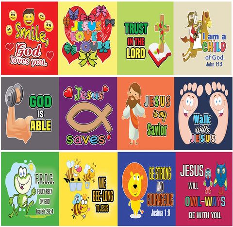 NEST1002 Christian Stickers B 12n1
