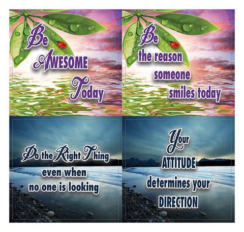 Positive Mindset Stickers  4D-1