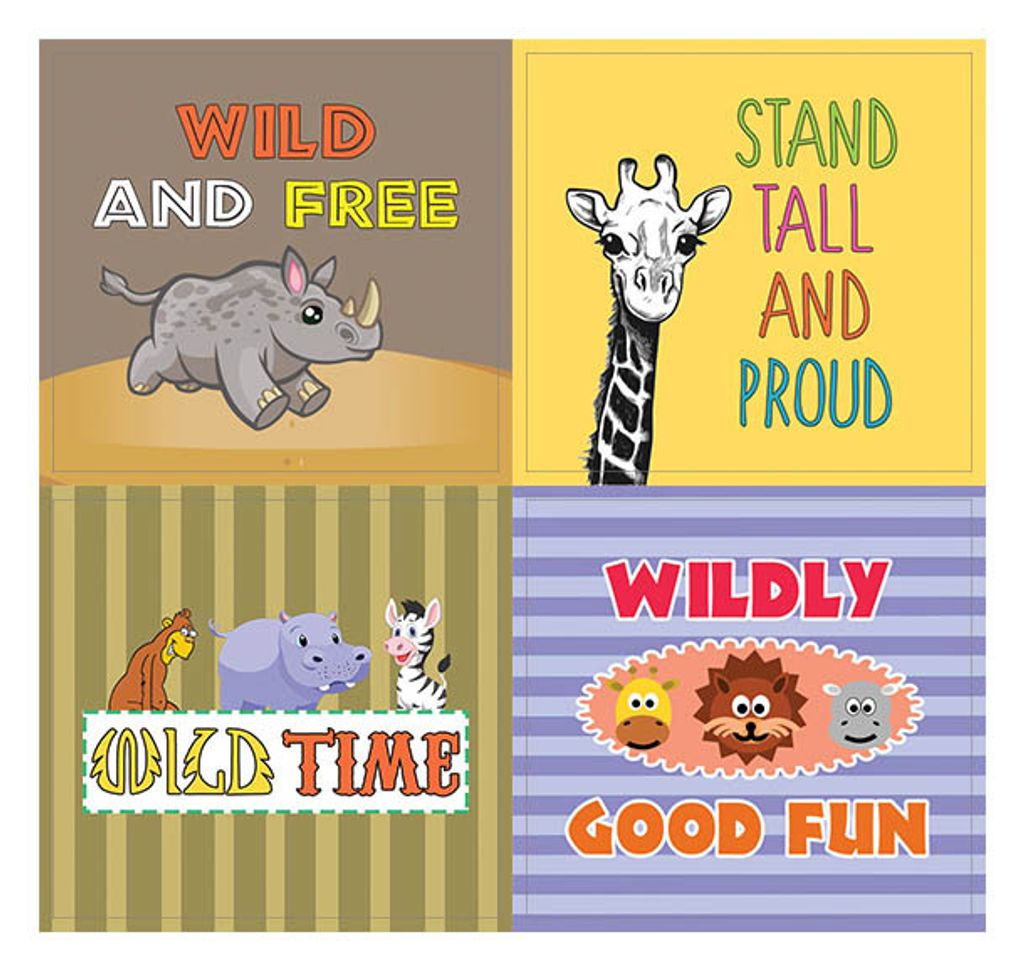 CNSST2044_ST1_Cute Sayings Animal Safari Stickers