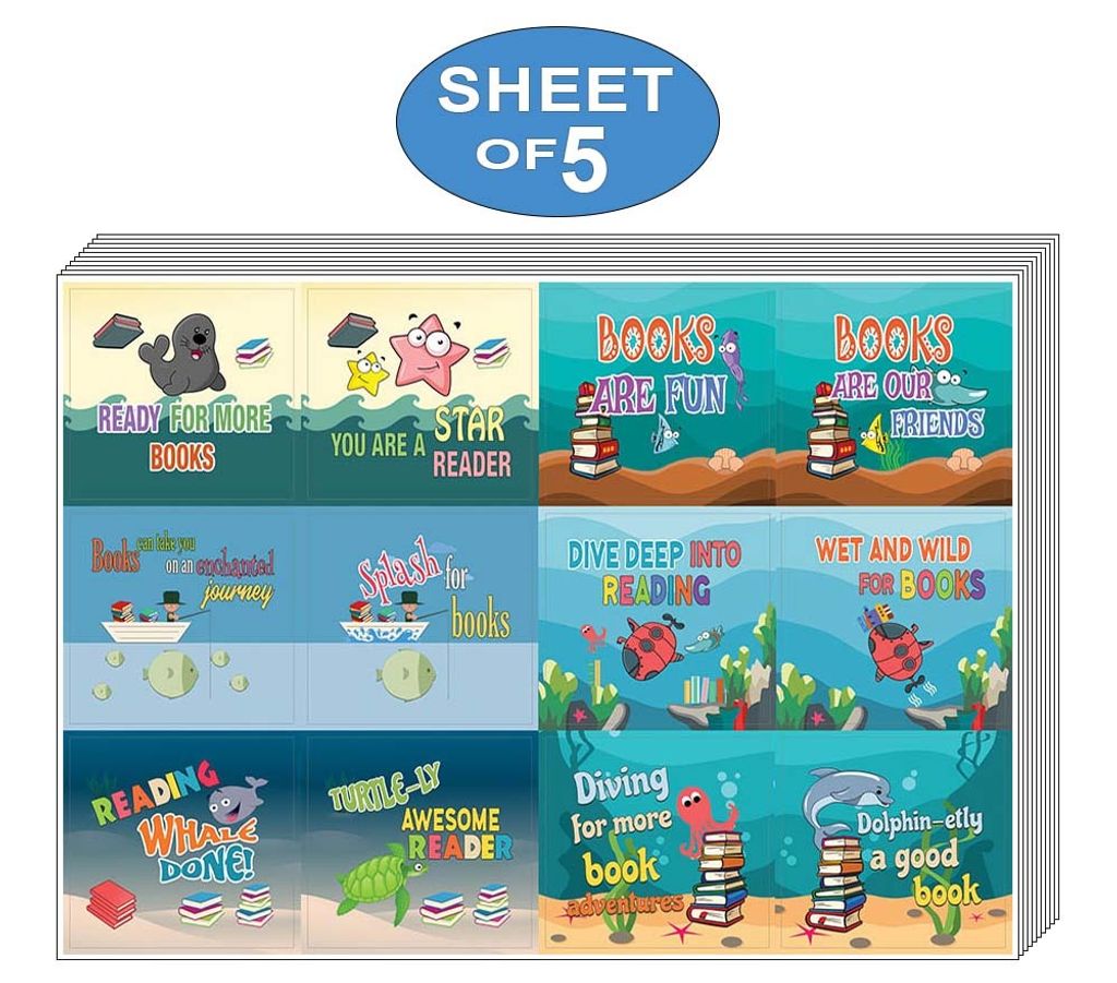 CNSST2055_main_5P_Cute Sayings Sea Creatures Stickers