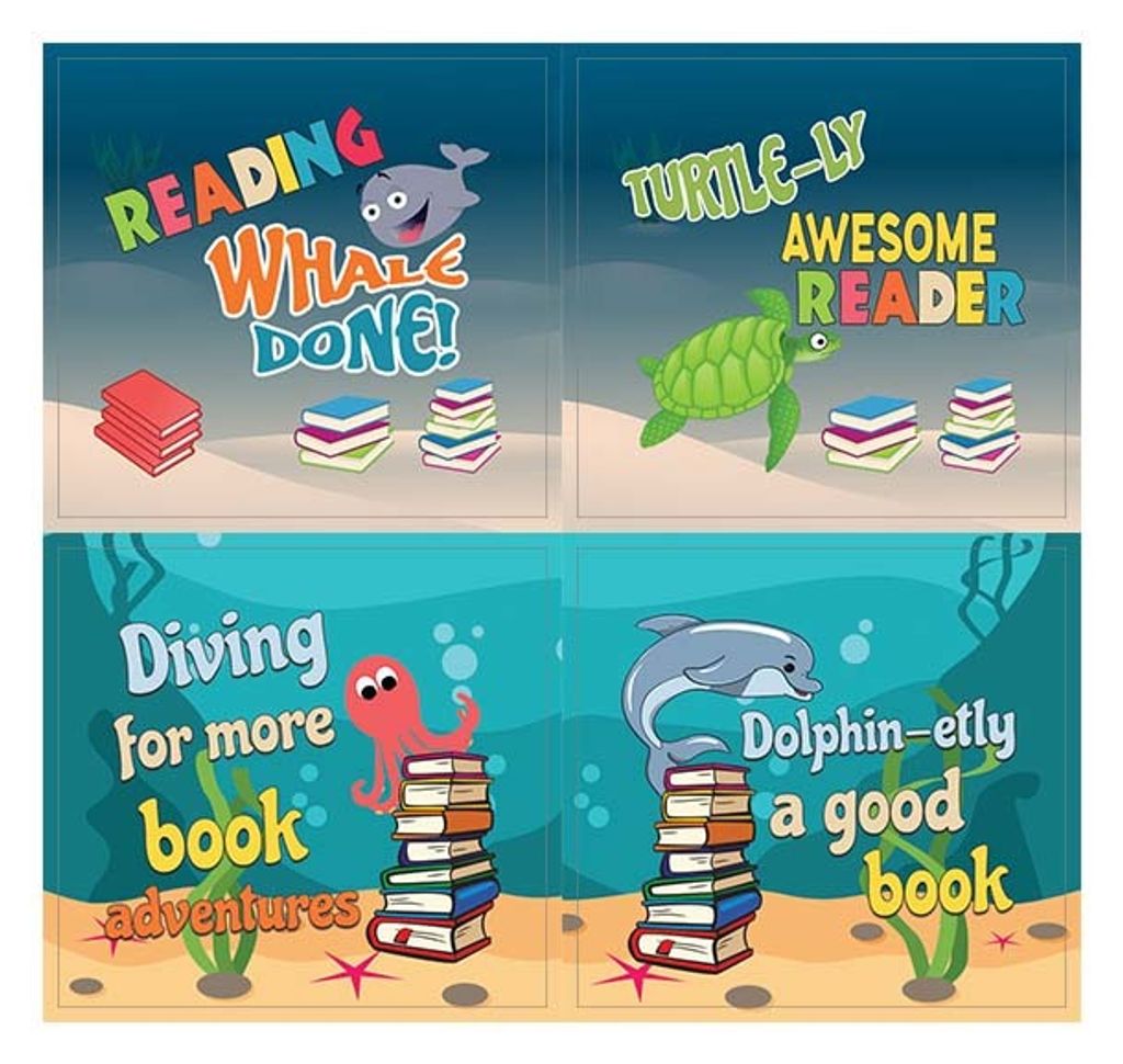 CNSST2055_ST3_Cute Sayings Sea Creatures Stickers