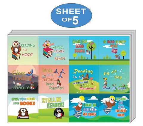 CNSST2056_main_5P_Cute Sayings Bird Stickers