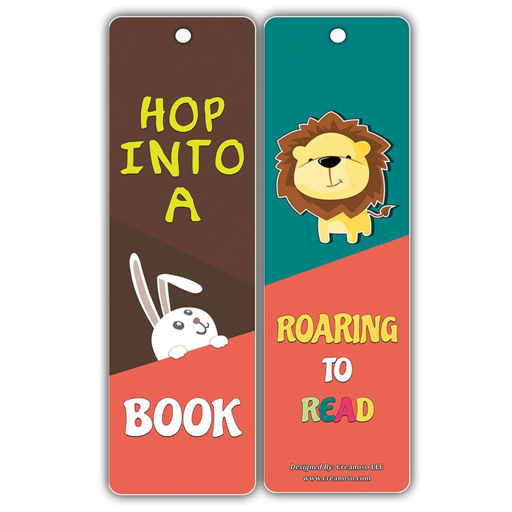 Animal Good Reading Habits Bookmarks D1