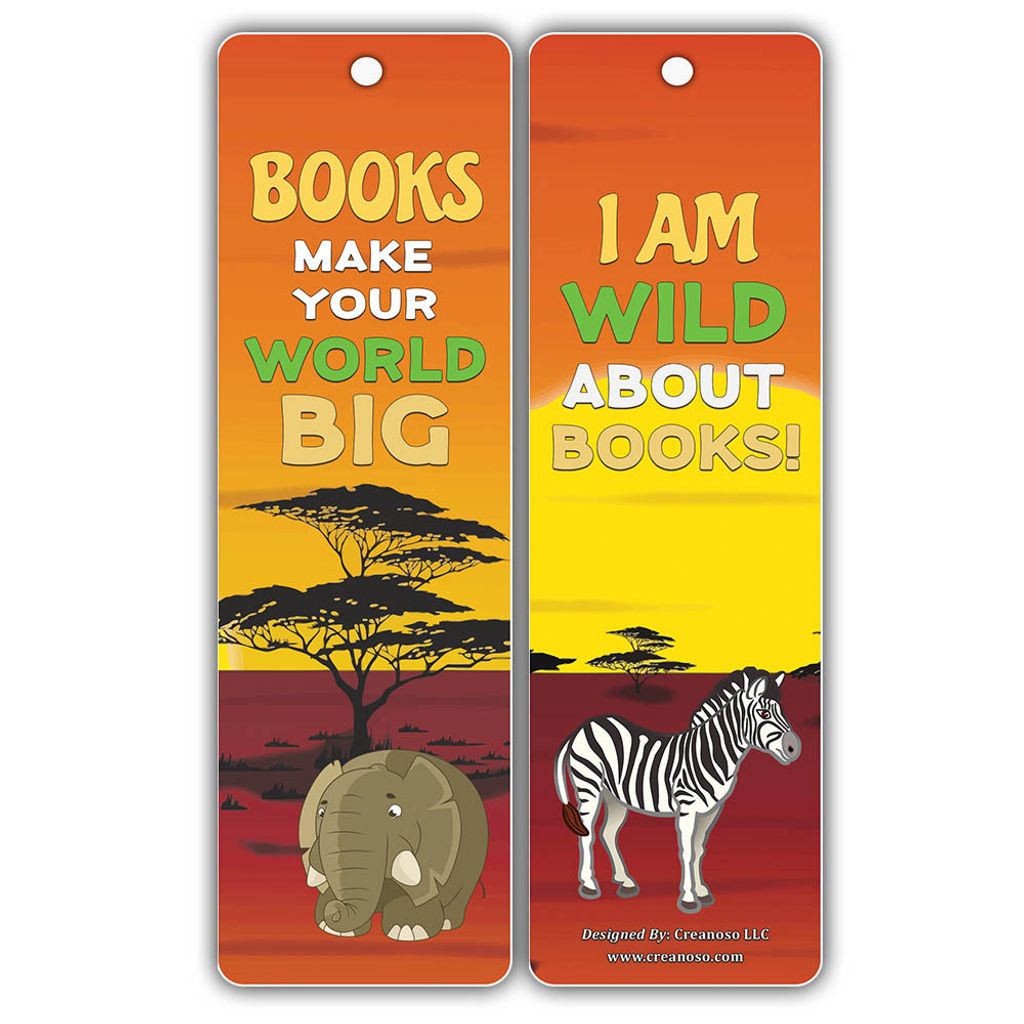 Animal Good Reading Habits Bookmarks D6