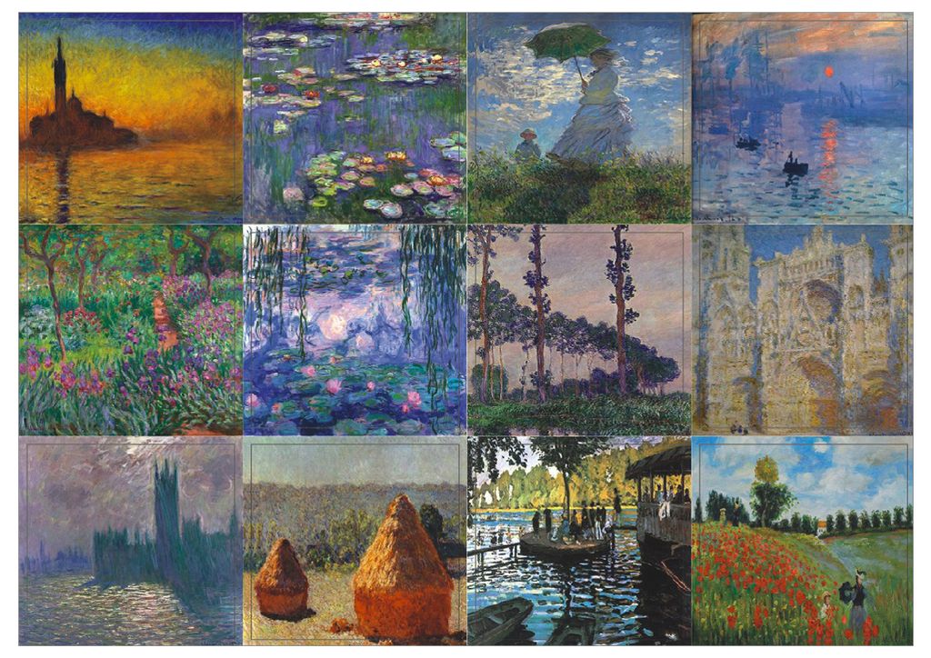 Claude Monet Stickers12D