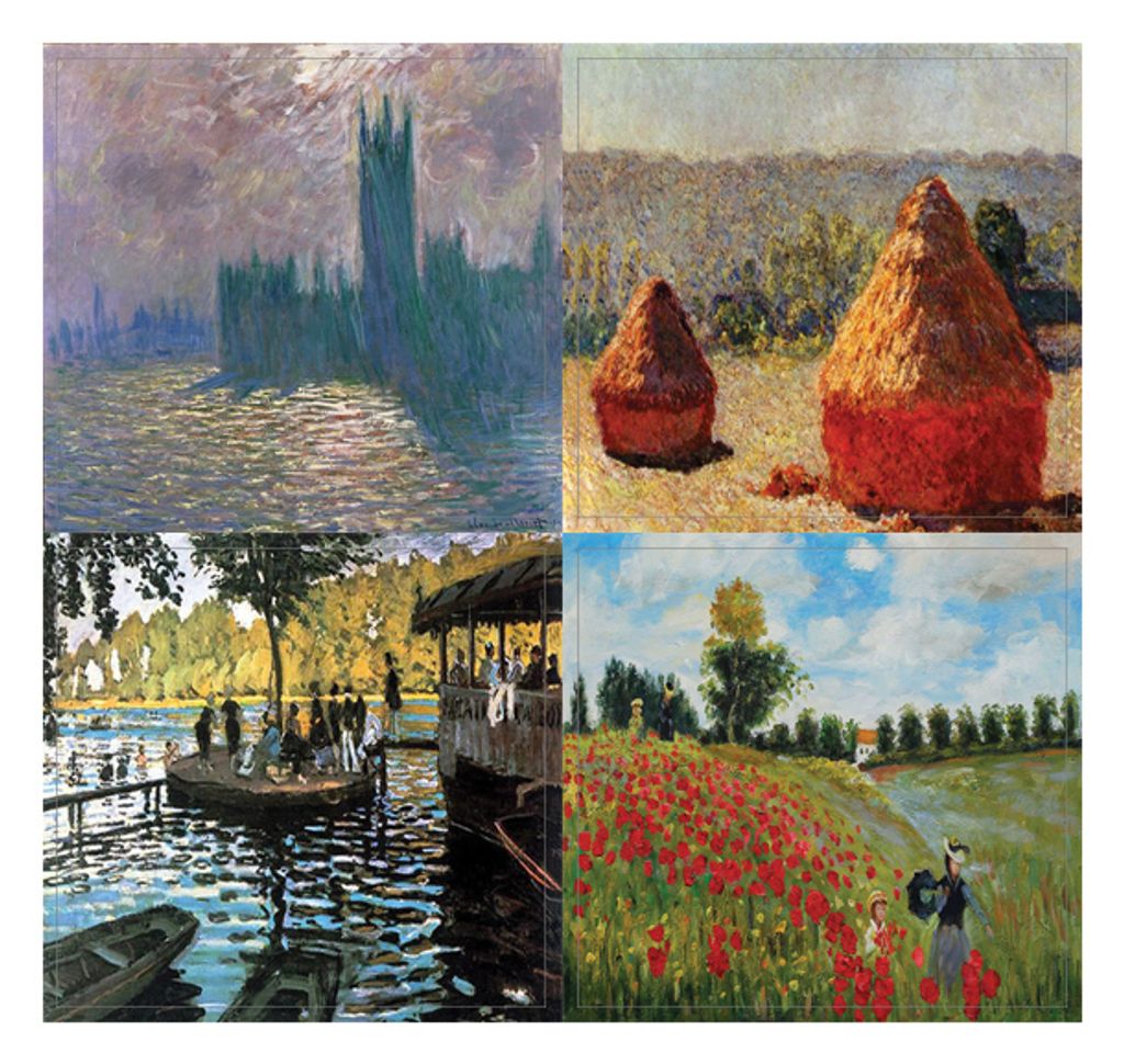 Claude Monet Stickers 4D-3