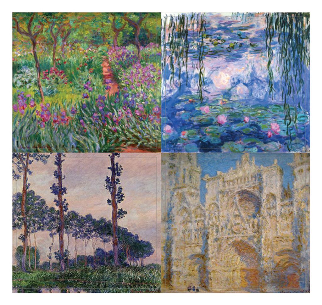 Claude Monet Stickers 4D-2