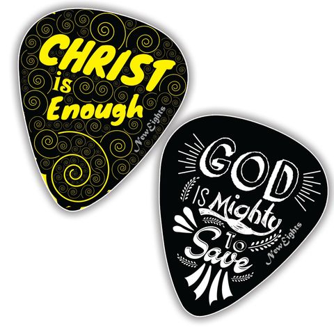 NEGP4003_Gp1_Christ is Enough Guitar Picks_12n1