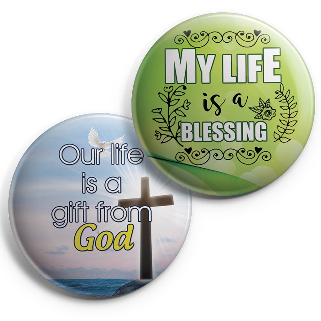 NEPB1201 -2N1- YOLO For Jesus Pinback Buttons - 4