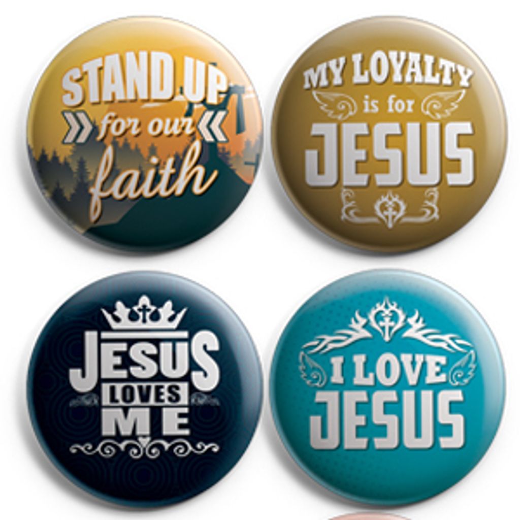 NEPB1202 - Stand Up For Jesus Pinback Buttons - 300x300 - 2