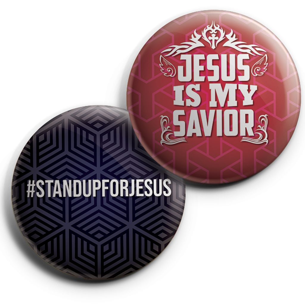 NEPB1202 - 2N1_Stand Up For Jesus Pinback Buttons - 3