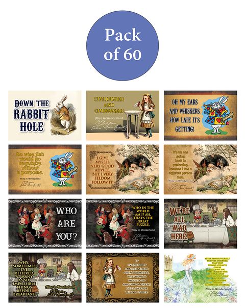CNSPC5003_main_60P_Alice in Wonderland Postcards_60Pack