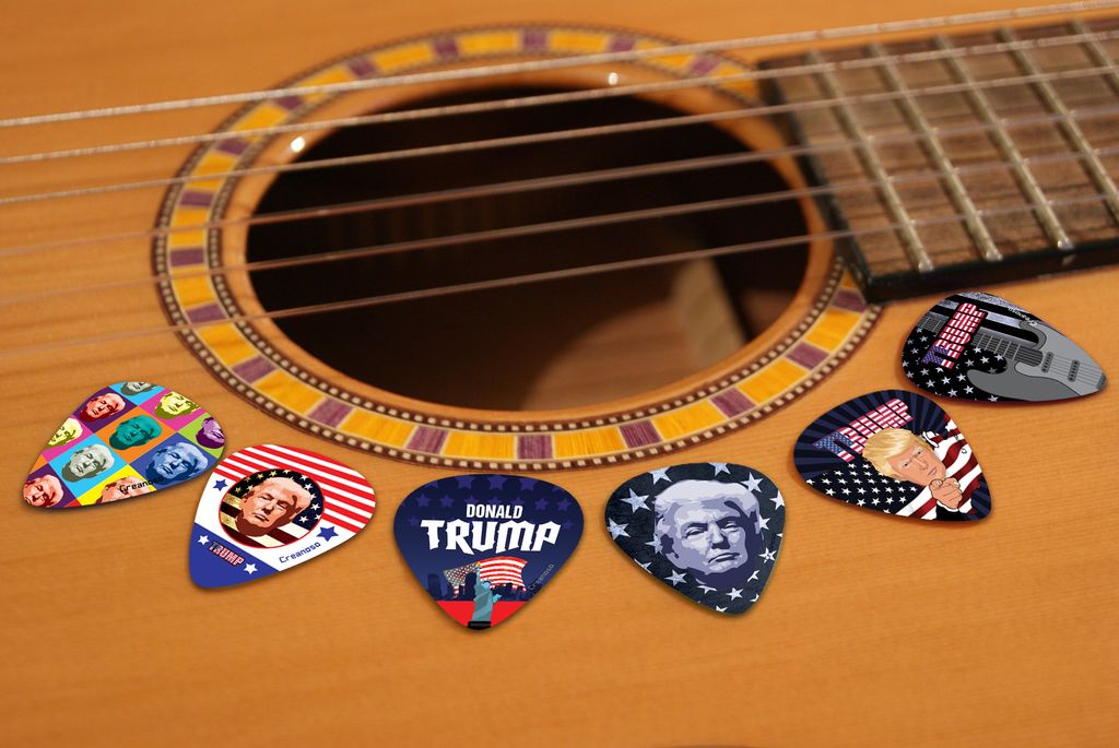 CNSGP5008 - Trump President Collectors Guitar Picks  - MockUp