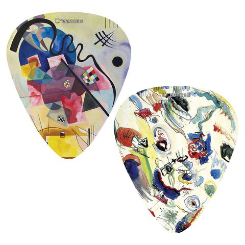 CNSGP4010_G 1_Abstract Guitar picks by Wassily Kandinsky
