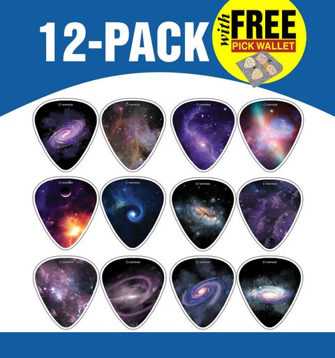 CNSGP4011_main_12P_Galaxy styled Guitar picks