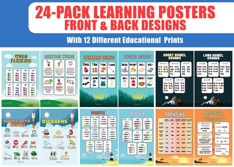 CNSPT1206 _main_24_Delightful Primary English Educational Learning Posters