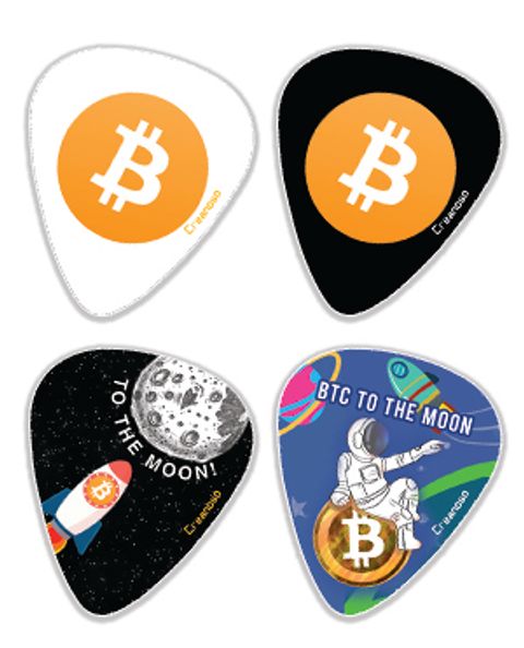 CNSGP1202_gp1_Bitcoin Guitar Picks Collection Set_4n1