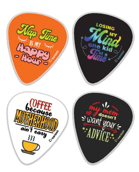 CNSGP5020_Gp1_Funny Mom Quotes Collections Guitar Pick_4n1