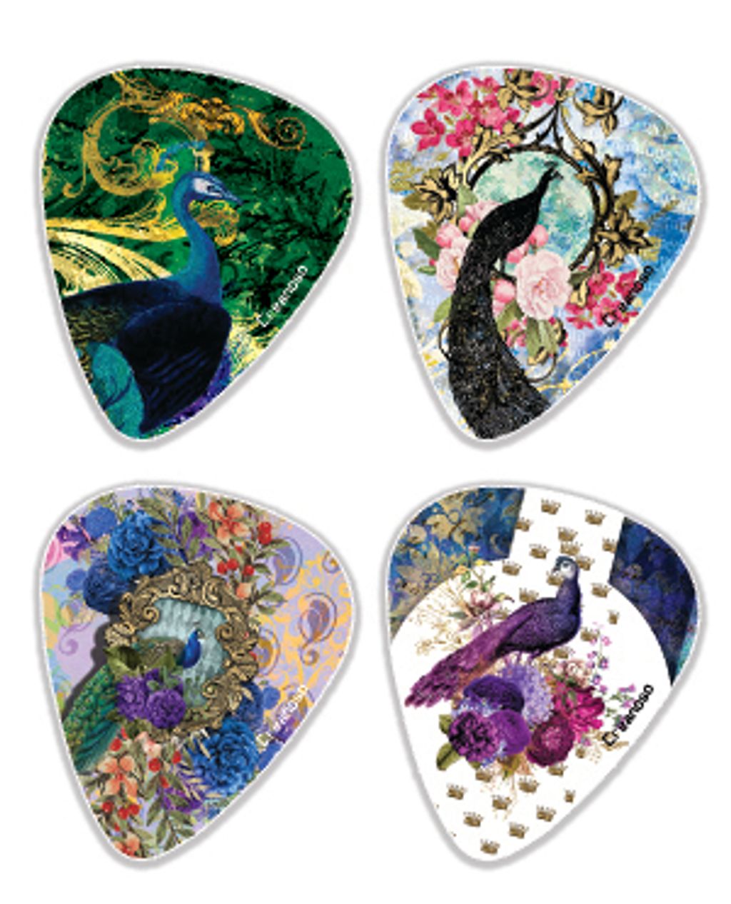 CNSGP5019_gp1_Peacock Guitar Picks_4n1