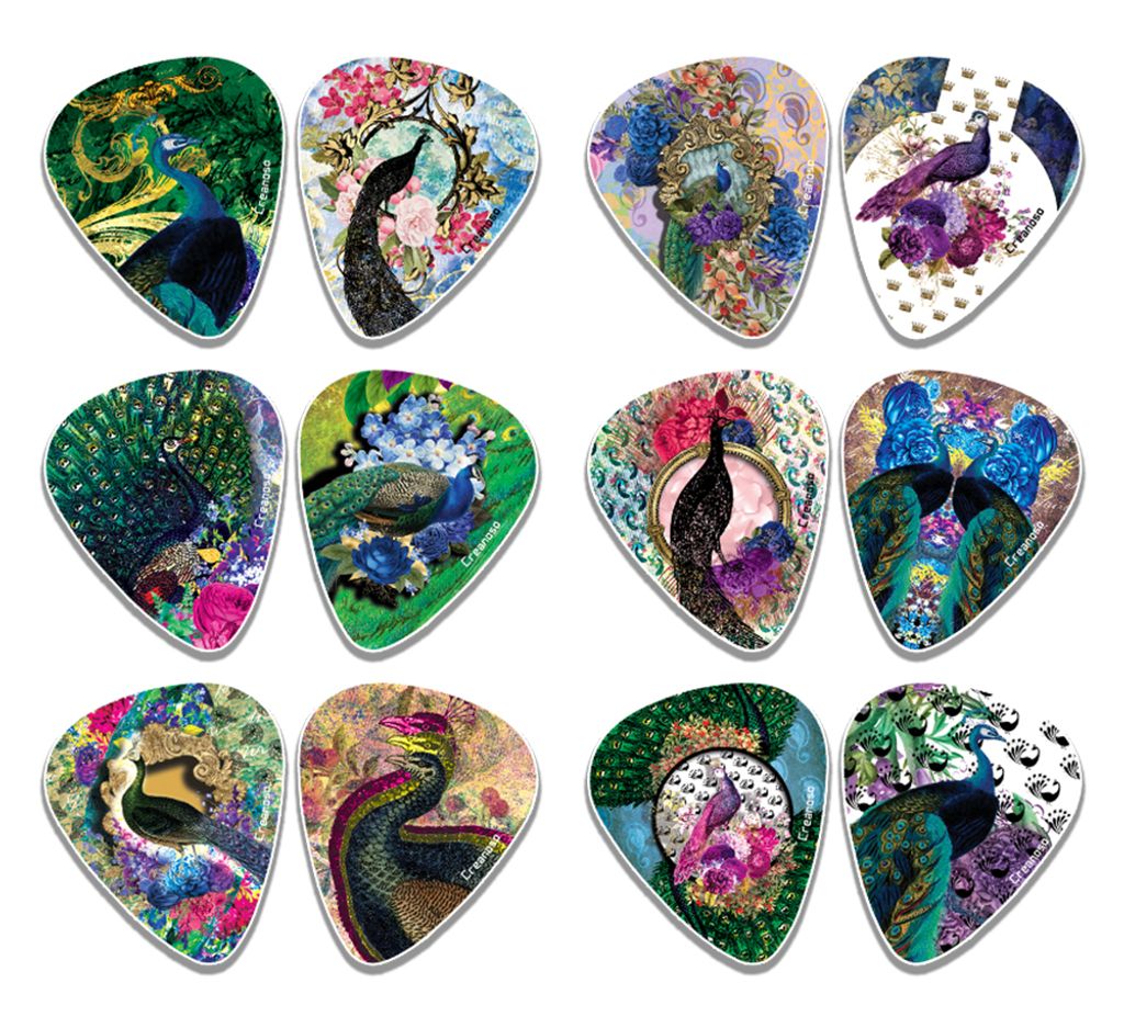 CNSGP5019_main_Peacock Guitar Picks_12n1