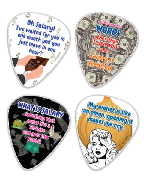 CNSGP5022_p1_Funny Salary Quotes Guitar Picks_4n1