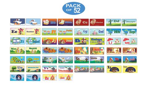 NEFC2001_main_52P_Toddler A-Z Alphabets Bible Flashcards